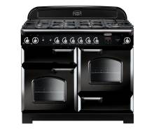 Rangemaster CLA110NGFBLC - 110cm Classic Gas Black Chrome Range Cooker 116660