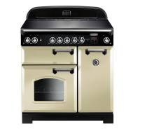 Rangemaster CLA90ECCRC - 90cm Classic Electric Ceramic Cream Chrome Range Cooker 117430