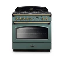 Rangemaster CLAS90FXDFFMG-B 90cm Classic FX Dual Fuel Range Cooker