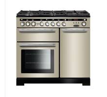 Rangemaster EDL100DFFIVC - 100cm Encore Deluxe Dual Fuel Ivory Chrome Range Cooker 117240