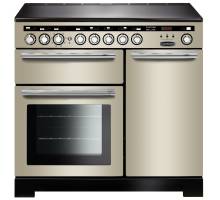 Rangemaster EDL100EIIVC - 100cm Encore Deluxe Electric Induction Ivory Chrome Range Cooker 117360