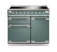 Rangemaster ELS100EIMG - 100cm Elise Electric Induction Mineral Green Range Cooker 127050