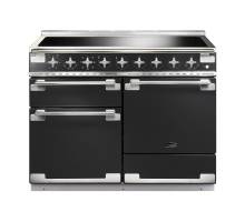 Rangemaster ELS110EICB - 110cm Elise Electric Induction Charcoal Black Range Cooker 126890