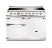 Rangemaster ELS110EIWH - 110cm Elise Electric Induction White Range Cooker 100370