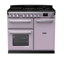 Rangemaster ESDL100DFPHTHCM1 - 100cm Estel Deluxe Dual Fuel HeatherChrome Range Cooker 17855