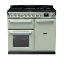 Rangemaster ESDL100DFPMNTCM1 - 100cm Estel Deluxe Dual Fuel Mint Chrome Range Cooker 15085