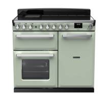 Rangemaster ESDL100EIPMNTCM1 - 100cm Estel Deluxe Induction Mint Chrome Range Cooker 15119