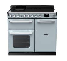 Rangemaster ESDL100EIPMSBCM1 - 100cm Estel Deluxe Induction Misty BlueChrome Range Cooker 15117