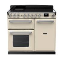 Rangemaster ESDL100EIPPCRCM1 - 100cm Estel Deluxe Induction Pale Cream Chrome Range Cooker 15114