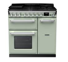 Rangemaster ESDL90DFPMNTCM1 - 90cm Estel Deluxe Dual Fuel Mint Chrome Range Cooker 14983