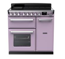 Rangemaster ESDL90EIPHTHCM1 - 90cm Estel Deluxe Induction Heather Chrome Range Cooker 17849