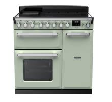 Rangemaster ESDL90EIPMNTCM1 - 90cm Estel Deluxe Induction Mint Chrome Range Cooker 15034