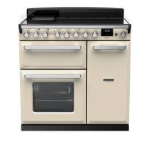 Rangemaster ESDL90EIPPCRCM1 - 90cm Estel Deluxe Induction Pale Cream Chrome Range Cooker 15029