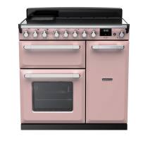 Rangemaster ESDL90EIPPPKCM1 - 90cm Estel Deluxe Induction Pale Pink Chrome Range Cooker 15033