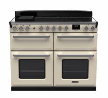 Rangemaster ESDLB110EIPPCRCM1 - 110cm Estel Deluxe Induction Pale Cream Chrome Range Cooker 15301