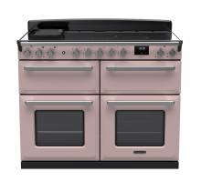 Rangemaster ESDLB110EIPPPKCM1 - 110cm Estel Deluxe Induction Pale Pink Chrome Range Cooker 15305