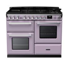 Rangemaster ESDLO110DFPHTHCM1 - 110cm Estel Deluxe Dual Fuel Heather Chrome Range Cooker 17863