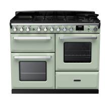 Rangemaster ESDLO110DFPMNTCM1 - 110cm Estel Deluxe Dual Fuel Mint Chrome Range Cooker 15153