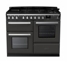 Rangemaster ESDLO110DFPSLTCM1 - 110cm Estel Deluxe Dual Fuel Slate Chrome Range Cooker 15147
