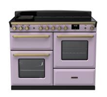 Rangemaster ESDLO110EIPHTHAB1 - 110cm Estel Deluxe Induction Heather Antique Brass Range Cooker 18240 