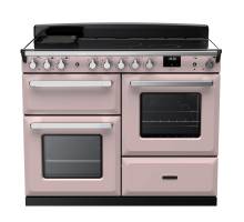 Rangemaster ESDLO110EIPPPKCM1 - 110cm Estel Deluxe Induction Pale Pink Chrome Range Cooker