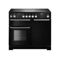 Rangemaster INF100EIBL - 100cm Infusion Electric Induction Black Range Cooker 116430