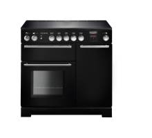 Rangemaster INF90EIBL - 90cm Infusion Electric Induction Black Range Cooker 116460