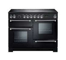 Rangemaster KCH110ECBLC - 110cm Kitchener Electric Ceramic Black Chrome Range Cooker 78860