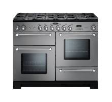 Rangemaster KCH110NGSSC - 110cm Kitchener Natural Gas Stainless Steel Chrome Range Cooker 116710