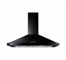 Rangemaster LEIHDC100BC 100cm Black Chrome Chimney Hood 95670