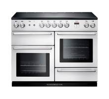 Rangemaster NEX110EIWHC - 110cm Nexus Electric Induction White Chrome Range Cooker 106170