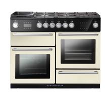 Rangemaster NEX110SODFFIVC - 110cm Nexus Steam Dual Fuel Ivory Chrome Range Cooker 119800