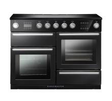 Rangemaster NEX110SOEICBC - 110cm Nexus Steam Electric Induction Charcoal Black Chrome Range Cooker 125600