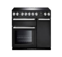 Rangemaster NEX90EICBC - 90cm Nexus Electric Induction Charcoal Black Chrome Range Cooker 125660