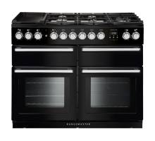 Rangemaster NEXSE110DFFBLC - 110cm Nexus SE Dual Fuel Black Chrome Range Cooker 118200