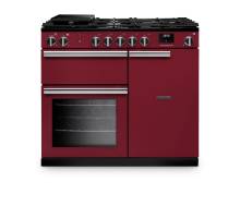 Rangemaster PR100DFPBOR-CM1 100cm Professional Dual Fuel Bordeaux Range Cooker