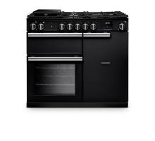 Rangemaster PR100DFPCBL-CM1 100cm Professional Dual Fuel Charcoal Black Range Cooker