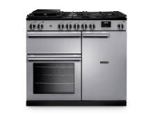 Rangemaster PR100DFSTST-CM1 100cm Professional Dual Fuel Stainless Steel Range Cooker