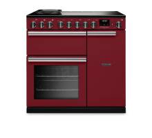 Rangemaster PRDL90EIPBOR-CM1 90cm Professional Deluxe Induction Bordeaux Range Cooker