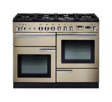 Rangemaster PROP110DFFCRC - 110cm Professional + Dual Fuel Cream Chrome Range Cooker 91670