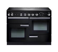 Rangemaster PROP110EIGBC - 110cm Professional + Electric Induction Black Chrome Range Cooker 91780