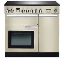 Rangemaster PROP90ECCRC - 90cm Professional + Electric Ceramic Cream Chrome Range Cooker 91820