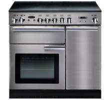 Rangemaster PROP90EISSC - 90cm Professional + Electric Induction Stainless Steel Chrome Range Cooker 85850