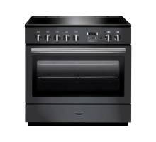 Rangemaster PROP90FXEISLC - 90cm Professional + FX Electric Induction Slate Chrome Range Cooker 124130