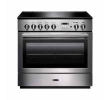 Rangemaster PROP90FXEISSC - 90cm Professional + FX Electric Induction Stainless Steel Chrome Range Cooker 96300