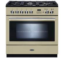 Rangemaster PROP90FXPDFFCRC - 90cm Professional + FXP Dual Fuel Cream Chrome Range Cooker 92740