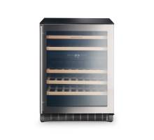 Rangemaster RDZ6046SS 60cm dual-zone wine cabinet in stainless steel with stainless steel trim