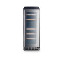 Rangemaster RWC3018SS 30cm wine cabinet in stainless steel with stainless steel trim