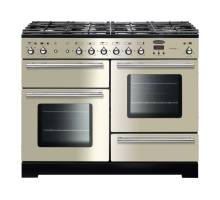 Rangemaster TOLP110DFFIVC  - 110cm Toledo+ Dual Fuel Ivory Chrome Range Cooker