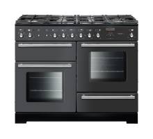 Rangemaster TOLP110DFFSLC - 110cm Toledo+ Dual Fuel Slate Chrome Range Cooker